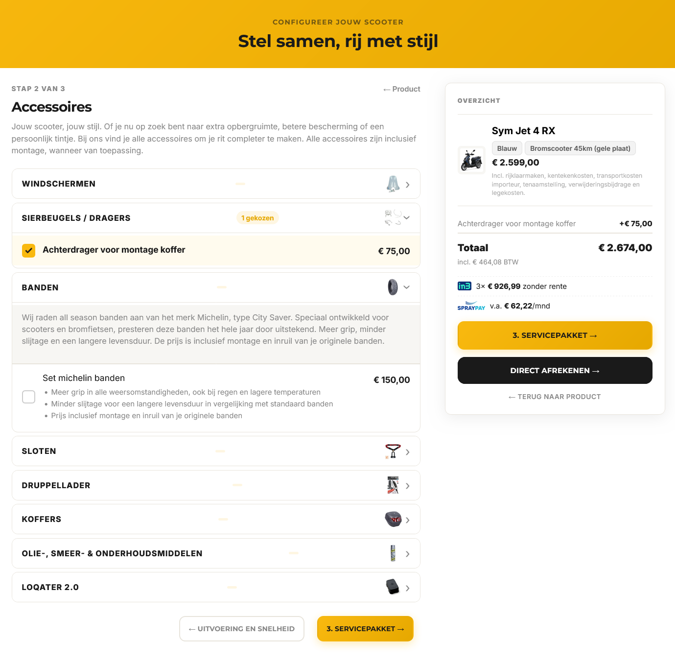 Stepconfigurator frontend