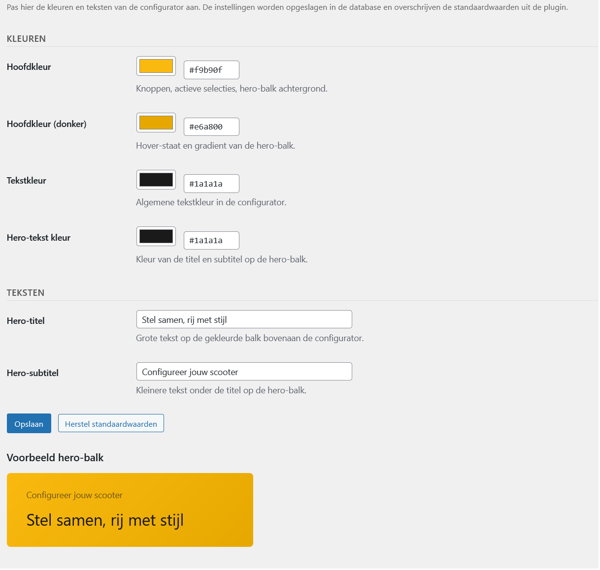 Uiterlijk en branding